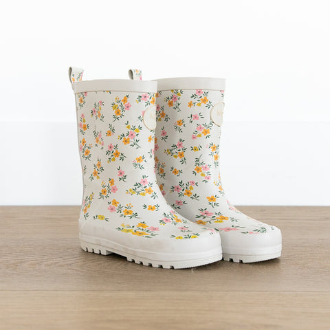 Rain Boots + Knee Highs