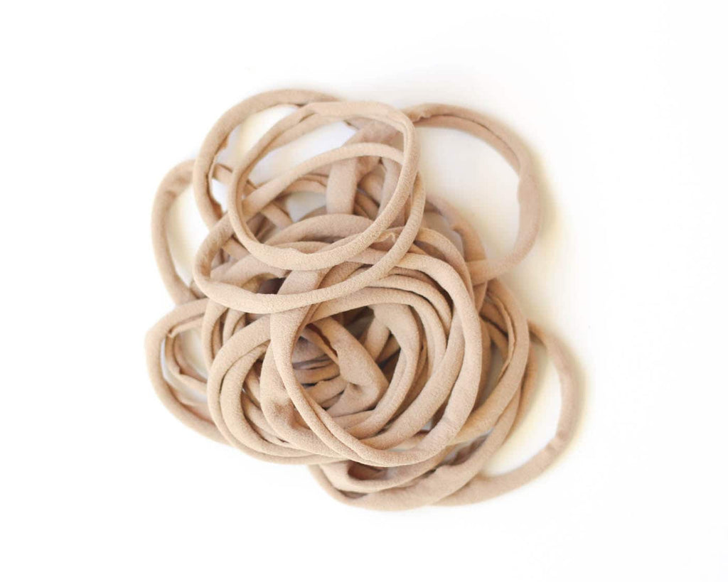 Nude Nylon Headbands WHOLESALE Set of 1-400